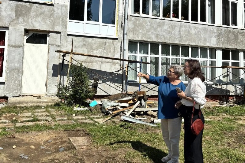 🎨 🏫 В Байкальске продолжается капитальный ремонт Детской школы искусств