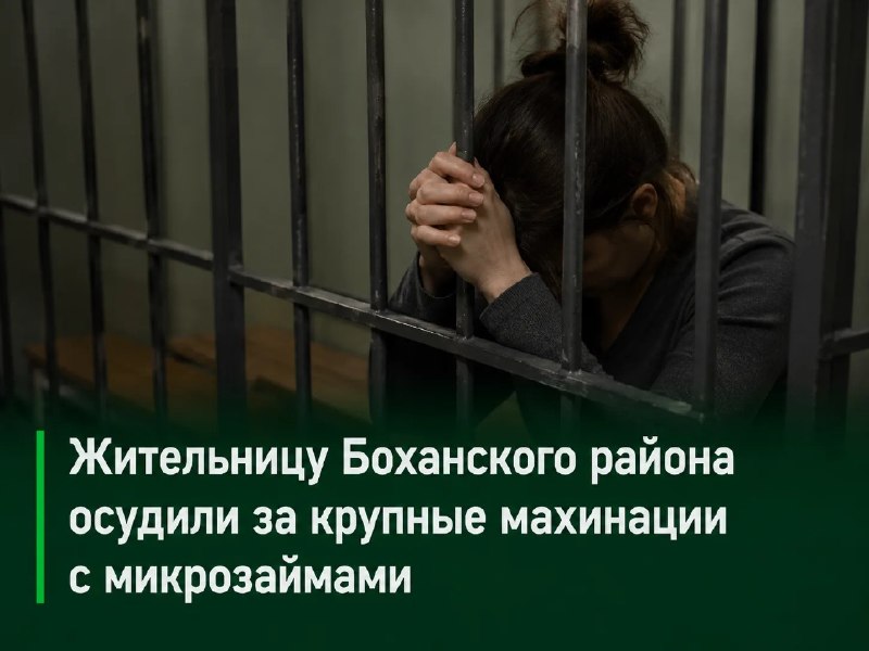 ⚖️ 💸 Жительницу Боханского района осудили за крупные махинации с микрозаймами