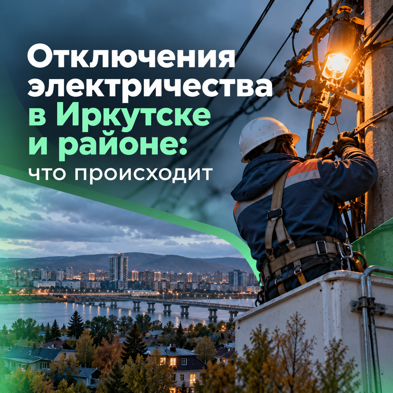 💡 Отключения электричества в Иркутске и районе: что происходит