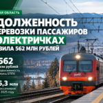 🚆 Иркутская область задолжала более полумиллиарда рублей за перевозки пассажиров на электричках